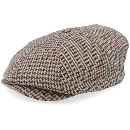 Brixton - Beige flatcap Czapka Z Daszkiem - Brood Sand/Light Blue Snap Cap @ Hatstore