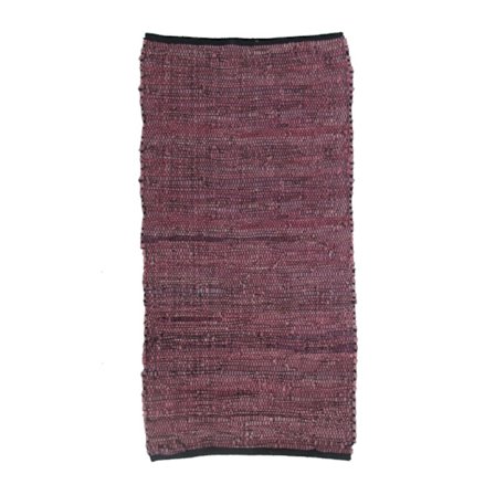 Violetti nahkainen käytävämatto 70x150 cm