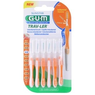 Gum Trav-Ler 0,9 Scovolino Pro 6 Pezzi