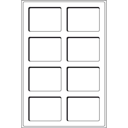 Møntindsats til kuffert - Blå - 8 inddelinger