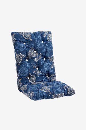 Fritab - Sædepude Högvik flock - Blå - Hynder til positionsstole - Fra Homeroom