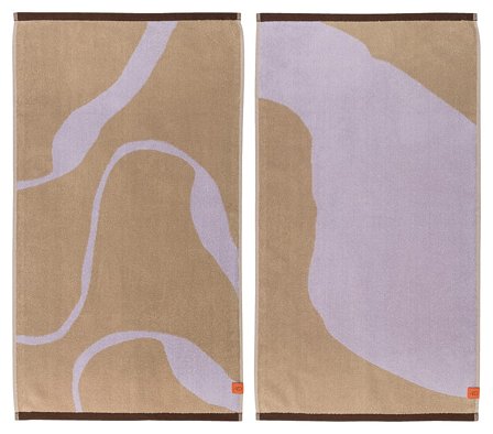 Mette Ditmer Towel Sand / Lilac 2-Pack, Tøj & Bolig, Boligtekstiler, Håndklæder