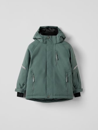 Polarn O. Pyret - SNOWY waterproof padded jacket - 110 - Childrenswear - green