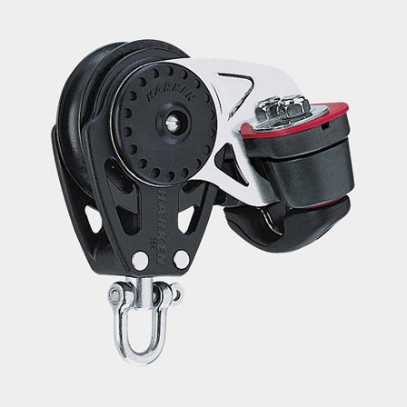 Harken 75mm Block - Swivel, Cam Cleat (2666)