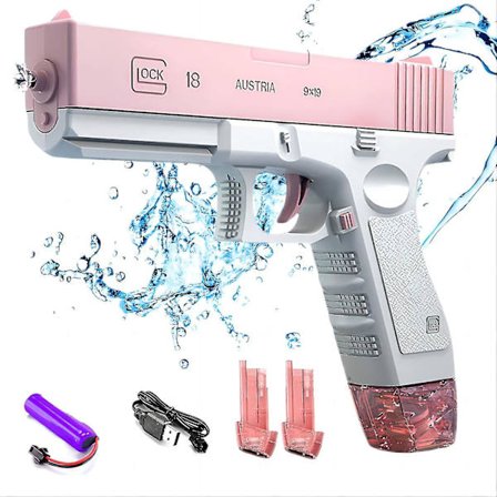 Elektrisk vattenpistol -sprutpistoler Vattenblästerleksaksspray Upp till 32 fot hög kapacitet sprutpistoler