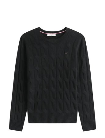 Tommy Hilfiger | Soft Wool Cable C-Nk Ls Swt | XL