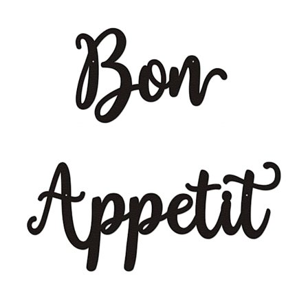 Bon Appetit Väggdekor Metallskylt Rustik Bondgård Heminredning Hängande Skylt