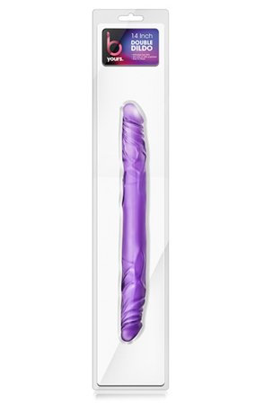 Kjøp B Yours Double Dildo Purple 35 cm - Dobbeldildo | God pris