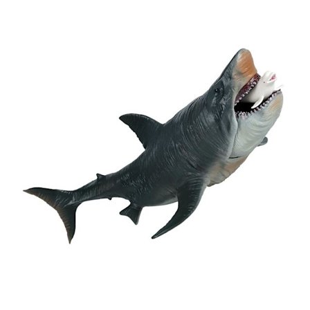 Malt Shark Figur Megalodon Modell Dyr For Tidlig Læring Leke