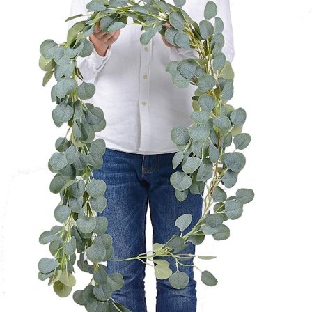 183cm Kunstig Eukalyptus Girlander Vinstokker Grønne Kunstige Planter Innendørs Utendørs Falske
