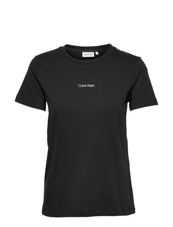 Regular Mini Calvin Klein Tee T-shirts & Tops Short-sleeved Musta Calvin Klein