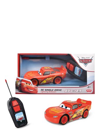 Disney Cars Remote-Controlled Lightning Mcqueen 1:32 Red Jada Toys