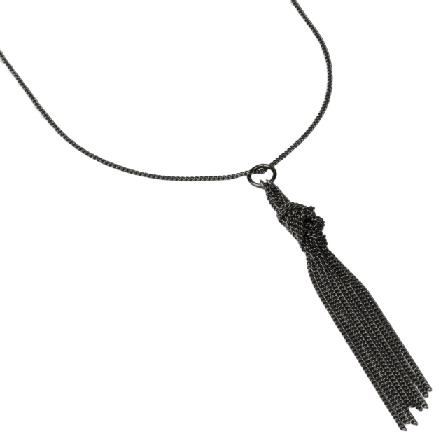 pfgSTOCKHOLM Lilly Halsband Chain Knot Accessoarer Unisex Svart ONESIZE