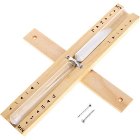 Sauna Timeglass 15 minutter, Sand Timer Klokke Nedtelling Timeglass