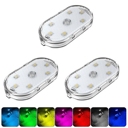 Pcs Touch Magnetisk Bilkupol Lampa - Bärbar Bil Interiör Lampor för Bil Lastbil Skåp Camping Husvagn