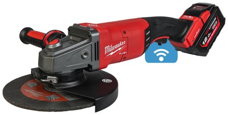 Milwaukee M18 ONEFLAG230XPDB-122C Vinkelslip med batteri och laddare, Maskiner