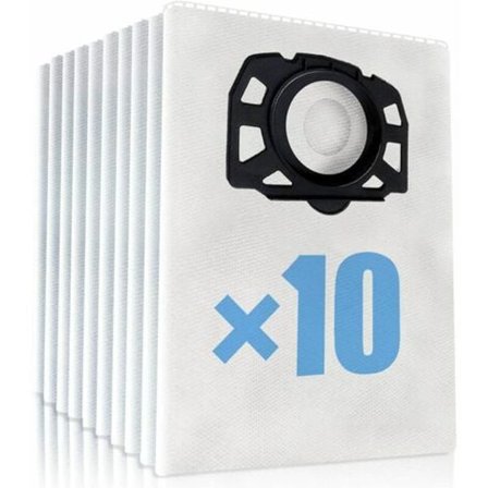 10 dammsugarpåsar för Karcher WD4 WD5 WD6 Karcher påse MV4, MV5 och MV6 dammsugarpåsar för Karcher