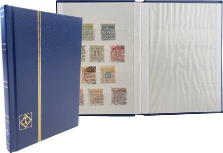 insticksbok - assorterede farver - str. A6 - 16 hvide sider