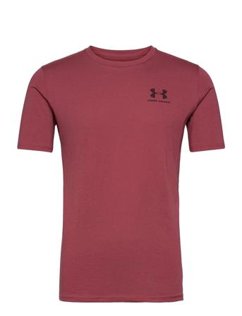 Ua Sportstyle Lc Ss T-shirt Rød Under Armour