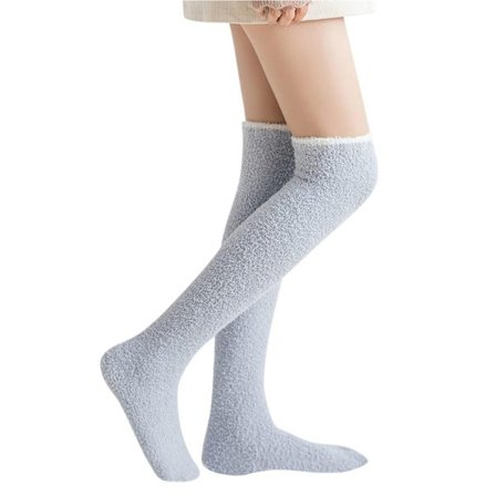 Over Knee Socks High Fuzzy Socks VAALEANHARMAA