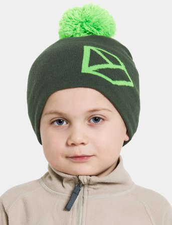 Didriksons Dropi Kids Beanie 2 - Green - 2-4