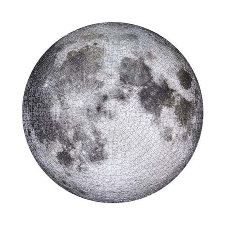 Regnbue Gradient Rund Puslespil - 1000 dele Sunwoun Måne Puslespil til Voksne