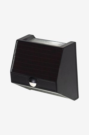 Star Trading - Solcellevæglygte Wally 50/5 lumen - Sort - Facadebelysning - Fra Homeroom