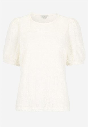 Cellbes of Sweden - Trikåtopp med struktur - vit - för damer - 50/52