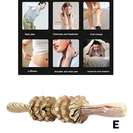 Naturlig Bøk Tre Nakke Skulder Rygg Massasje Skrape Tre Guasha Pinne for Massasje Gouache Terapi SPA Skjønnhetssalong Helse