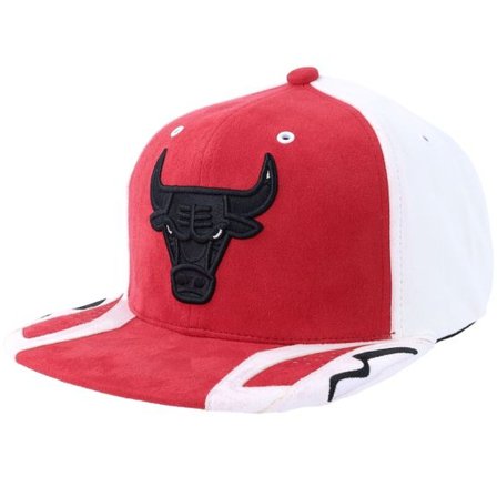 Mitchell & Ness - NBA Röd snapback Keps - Chicago Bulls Day 6 White/Red Snapback @ Hatstore