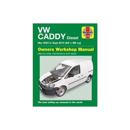 VW Caddy Diesel (Mar '04-Sept '15) 04 to 65 (häftad, eng)