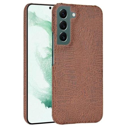 Croco Samsung Galaxy S22 skal - Brun Brun
