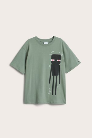Kappahl | T-shirt Minecraft | Grön