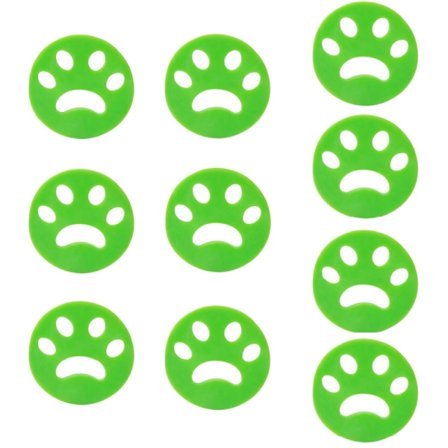 Genanvendelige fnugfjernere, 10-pak græsfarve