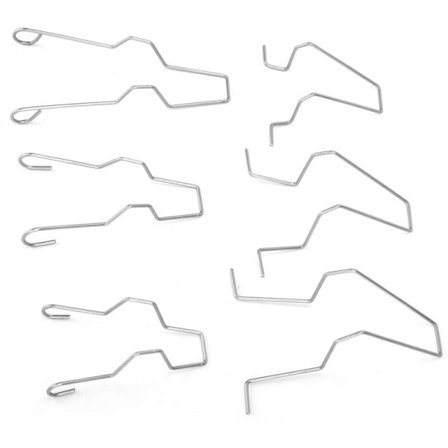 Strålkastarehållare Fjäderklämma, 6 st Stål Strålkastare Strålkastare Dipsele Strålkastare Glödlampa Hållare Fjäderklämma Klämma 5ZHSFULLKIT för H1/H3