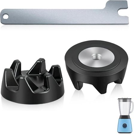 Blender 2-delt kobling med skruenøglehjælp Blender Ksb5 Ksb3 Blenderkoblinger Blendertilbehør Kobling med Wp9704230vp Wp9704230 Ps1174692 Sort