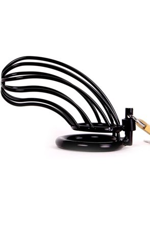 Kiotos Bird Cage Chastity Cage Black Siveyshäkki