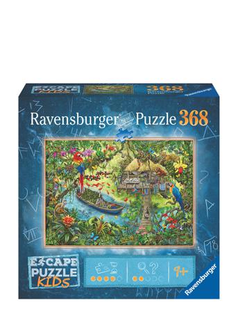Escape Kids Jungle 368P Toys Puzzles And Games Puzzles Classic Puzzles Multi/mønstret Ravensburger