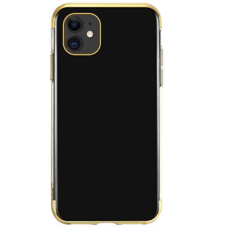 Iphone 12 - Stilrent Floveme Silikonskal Guld