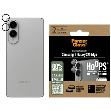 PanzerGlass Hoops Lens Protector Hærdet glas til Samsung Galaxy S25 Edge - Klar