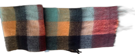 Rutig halsduk Acne Studios i ull