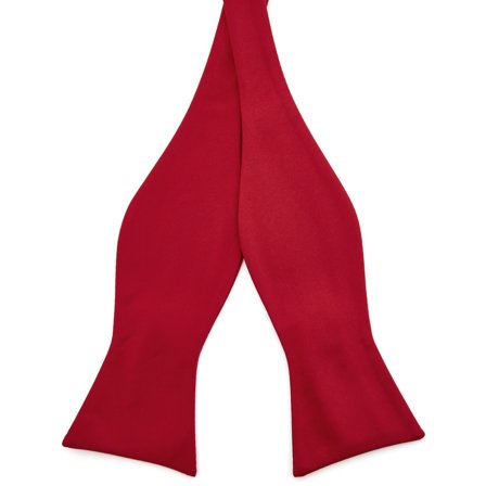 XL Red Self-Tie Bow Tie for Men - Self-tie bow ties