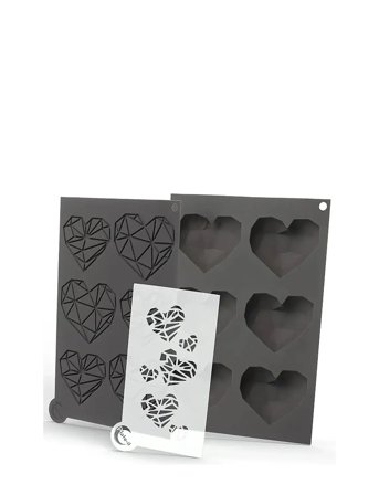 Plate it Molds Love At First Bite Set 3 Plate-It - Grey - ONE SIZE