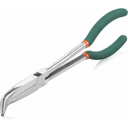 28 cm lange næsetænger - Ekstra lange nåletænger til svært tilgængelige, trange steder - Professionelt værktøj med skridsikkert håndtag