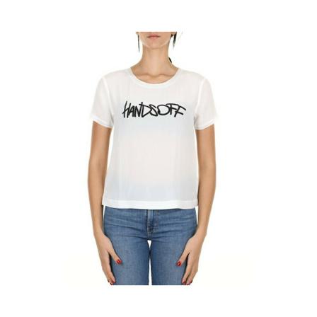 Patrizia Pepe T-shirt 8J0853 A5H9A-W146 Hvid, Dame T-shirts