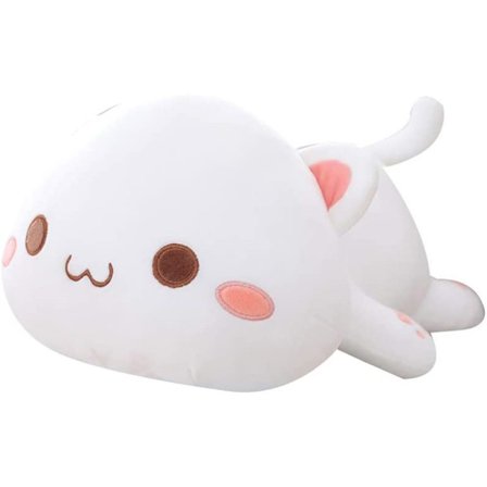 Plysch fluffig gosedjur kawaii katt 50 cm, gosedjur