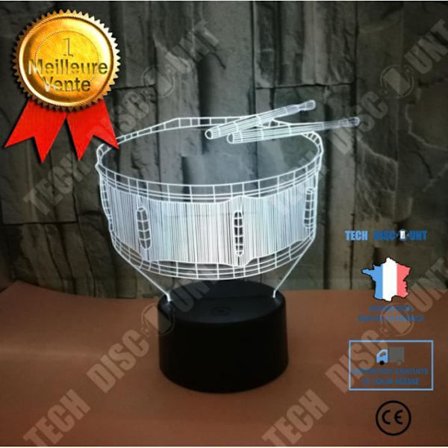 TD Ny motorcykel 3D Färgglad Ljus 3D Led Gradient Ljus Illusion Ljus Touch Fjärrkontroll 3D Led Liten Bordslampa