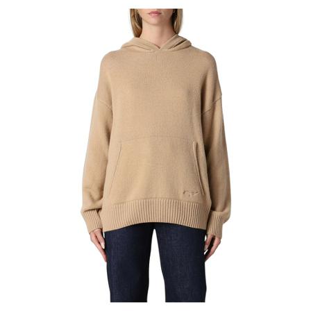 Msgm - Stickade Tröjor & Koftor - Beige - Dam - Storlek: S, Dam, Storlek: S