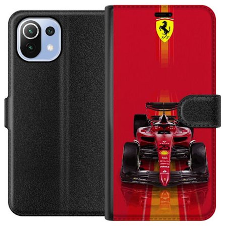 Yhteensopiva Lompakkokotelo Xiaomi Xiaomi Mi 11 Lite Ferrari Formula 1 -auto ikonisessa punaisessa muotoilussa urheilullisella tarkkuudella