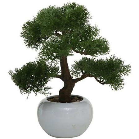 Fleur-plante artificiell - torkad blomma Boltze konstgjord bonsai i kruka, 33 cm, för inomhusbruk